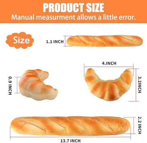 Soft Toast Bread Baguette Shape Anti-Skid Keyboard Wrist Rest Support & Mouse Wrist Support for Office,Computer,Laptop& Mac - Image 2