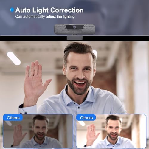 ToLuLu 4K Auto Focus Webcam for PC, 4 AI Noise-Canceling Mics UHD Web cam - Image 5