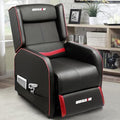 BOSSIN Gaming Recliner Chair for Adults 400lbs Racing Style Sofa Big and Tall PU Leather Recliner Seating, Modern Ergonomic Lounge Comfortable Home Movie Theater for Living Room(Red) by BOSSIN