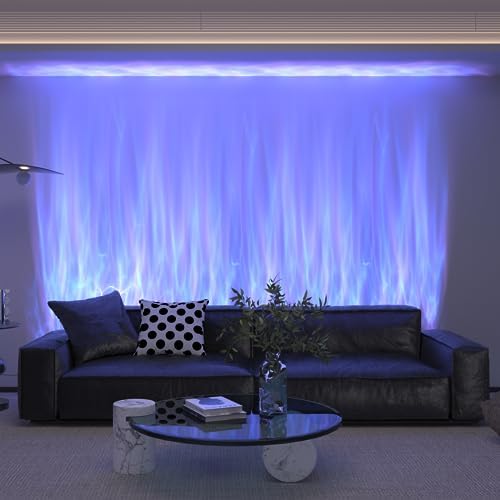 TACAHE RGBW Dynamic Wave Wall Light - Flowing Water, Aurora Visual by FocusonRGBMoodLighting