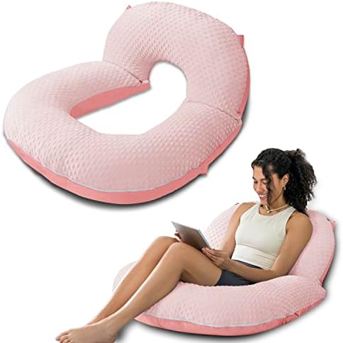 INSEN Reading Pillow, Back Pillow for Sitting in Bed and Couch, Gaming Pillow for Adults, Sit Up Support for Bed by INSEN