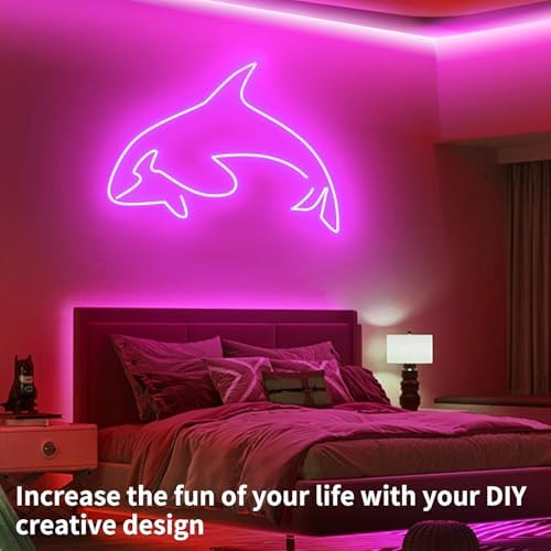 segrass 16.4FT Led Neon Rope Lights Control with App/Remote,Flexible Led Rope Lights,Multiple Modes,IP65 Outdoor RGB Neon Lights Waterproof,Music Sync Gaming Led Neon Strip Lights for Bedroom Décor - Image 4