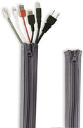StangH Flexible Cable Management Sleeve kit, 39 Inches, 2 Pieces -Grey by StangH