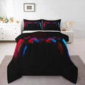 Gamer Comforter Set for Boys Girls Man Gaming Bedding Set,Black Gamepad Home Decor Player Video Game Duvet Insert Teens Kids 2 Pieces 1 Down Comforter with 1 Pieces Pillowcase(Twin Size,All Season) by Erosebridal