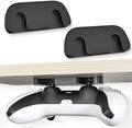 2 Pcs Controller Desk Mount Fit for PlayStation 5/PlayStation 4 Controller, PS5 Controller Holder Storage Rack, No Drilling Stick Under Desk Stand Hanger for PS4 Gaming Controllers by RUKUHOT