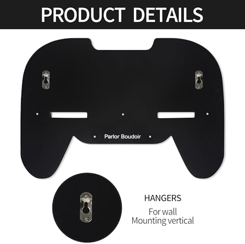 Game Room Decor, Black Gaming Floating Shelf, Game Controller Wall Shelf - Image 5