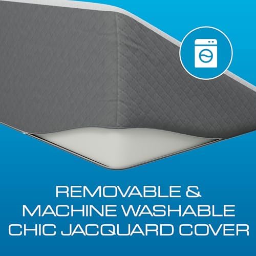 Kolbs Bed Wedge Pillow for Sleep Apnea, FSA Eligible Acid Reflux, and Back Pain Relief, with Chic Jacquard Cover - Headboard Wedges for Sleeping (Standard Width 7.5" Height) - Image 4