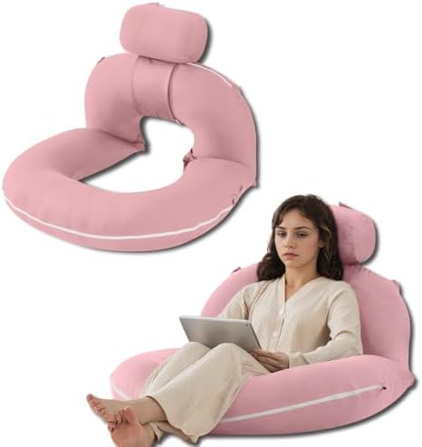 INSEN Reading Pillow, Back Pillow for Sitting in Bed and Couch, Gaming Pillow for Adults, Sit Up Support for Bed by INSEN