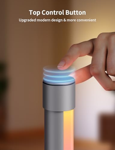 Ailofy Corner Floor Lamp, 1500lm RGBW Corner Lamp Work with Alexa & Google Assistant, 16 Million DIY Colors, Sync with Music, App Control, Modern LED Floor Lamp for Living Room & Bedroom, Silver Grey - Image 5