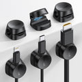Lamicall 6Pack Cord Organizer, [1s Lock] Spring Cable Holder Clips for Desk by Lamicall
