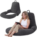 Reading Pillow for Bed, Backrest Pillow with Arms for Adult by OutdoorFurnitureAccessories