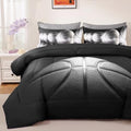 Basketball Comforter Set Twin Size for Boys Kids Teens All Season Sports Theme Basketball Bedding Sets Teenage Bed Bedrooom Set 3 Pieces with Pillowcases, by GRATTIOC