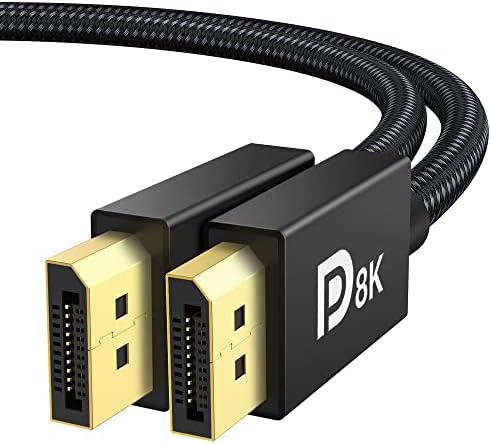 IVANKY VESA Certified 8K DisplayPort Cable 1.4, 6.6ft DP Cable Supports HDR by ivanky