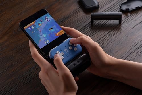 8Bitdo Micro Bluetooth Gamepad Mini Controller with Mobile Clip - Green - Image 5