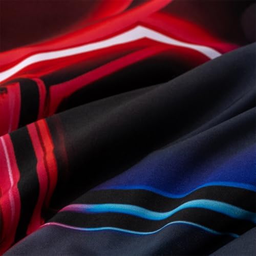 NTBED 3D Gaming Comforter Set for Boys Kids Teens,5pcs Gamer Bedding Sets with Sheet,Game Console Bed in a Bag (Red Blue, Full) - Image 6