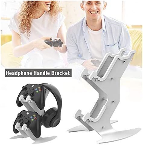 NBCP Controller Holder, Game Controller Headset Stand for Xbox Series X S/Xbox one / PS5 / PS4 / NS/PC/Headset, Aluminum Metal Headset Mount Universal Organizer for Video Game Accessories (White) - Image 5