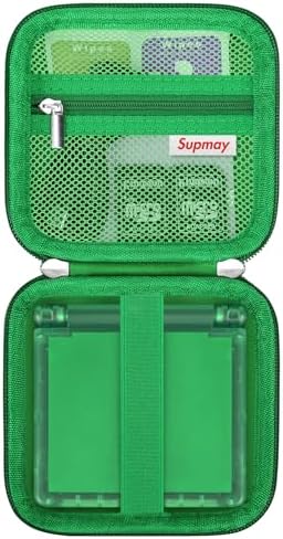 Supmay Carrying Case for Anbernic RG Rotate, RG34XXSP, RG35XXSP, Green by Supmay