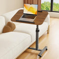 Furist Laptop Lap Desk, Mobile Adjustable Overbed Bedside Table with Wheels, Portable Standing Bed Desk, Rolling lapdesk Lap desks for Adults with Casters& Mouse Pad by FuristTec