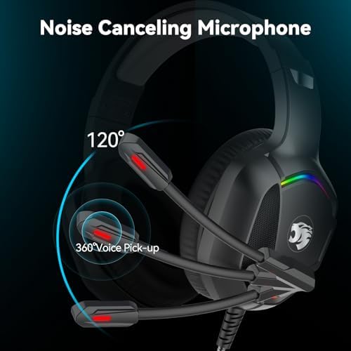 IMYB A36 Gaming Headset with Mic Stereo Headphones for Pc, PS5, Xbox - Image 3