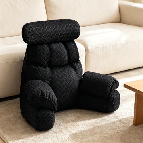 FXXUDVNIIN Back Pillow for Bed Sitting up – with 9.4" Armrest by Unknown