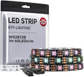 BTF-LIGHTING WS2812B IC RGB LED Strip,UL Listed,Pure Gold Wires,DC5V 3.28FT 60LED 5050SMD,Individually Addressable,Flexible for DIY Chasing Full Color Project,3M Tape,IP65(No Adapter or Controller) by BTF-LIGHTING