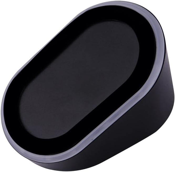 HUYUN for Razer Basilisk V3 Pro Mouse Dock Pro with Wireless Charging Puck: Magnetic Wireless Charging Anti-Slip Base - Classic Black - Image 4