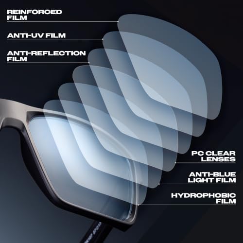 Titan Gaming Glasses, Blue Light Blocking, Night Driving Glasses for Men, Computer Protection, Gift for Gamers - Image 4
