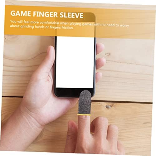POPETPOP 18pairs Sweat-Resistant Finger Stalls High Sensitivity Game Finger Sleeves Thumb Sleeve for Gaming - Image 7