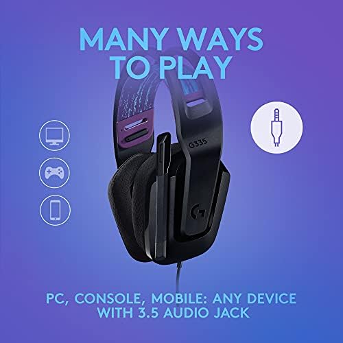 Logitech G335 Wired Gaming Headset + G203 Wired Gaming Mouse Bundle - Black - Image 4