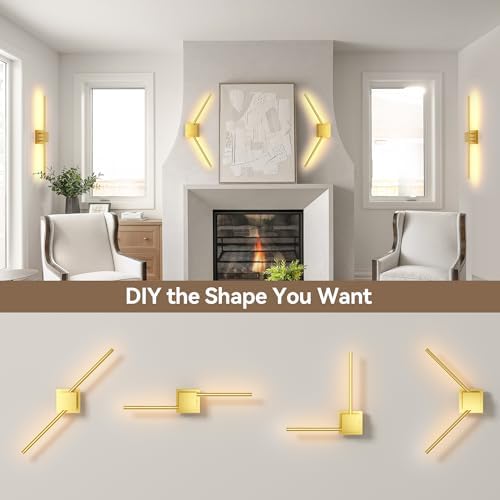 Torchlet Battery Operated Wall Sconces Set of 2, Rechargeable Wall Lights - Image 3