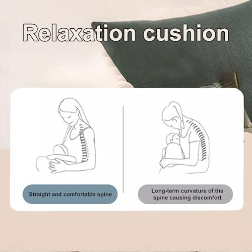 Reading Pillow for Gaming, Lap Desk Pillow for Sitting in Bed or Couch, Ergonomic Arm Support Pillows for Crochet, Crafting, Knitting,Playing & Working (23.6 * 22.8") - Image 4
