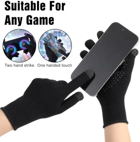 Gaming Gloves for Sweaty Hands, Ultra-Thin Full-finger Gaming Gloves - Image 3