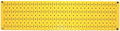 Wall Control Narrow Pegboard 8in x 32in Yellow Metal Pegboard Runner Tool Board by Wall+Control