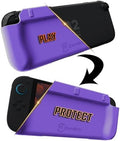 OmniGrip 3-in-1 Nintendo Switch 2 Grip Case & Reversible Switch Cover, Ergonomic Handheld Grip – 4-Game Card Storage, Secure Joy-Con Lock, Low-Profile Shell, Scratch & Dust Console Protection – Indigo by Omnigrip