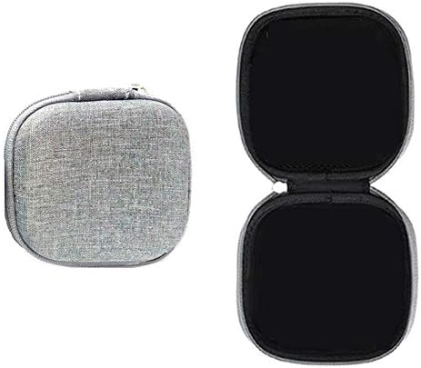 2 Pack Earphone Earbuds Headset Headphone Carrying Case Holder Mini Storage Organizer Box Container Coin Pouch Wallet for MP3,Bluetooth Ear Buds,USB Data Line Cables,Keys,Electronics Protective - Image 4