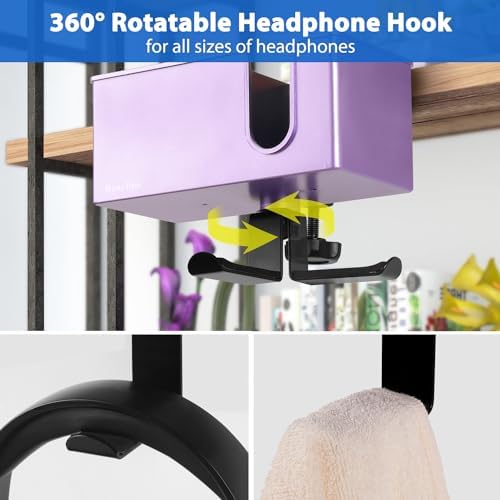 Rosyline 3-in-1 Clip-on Cup Holder for Desk with Desktop Organizer - Image 3
