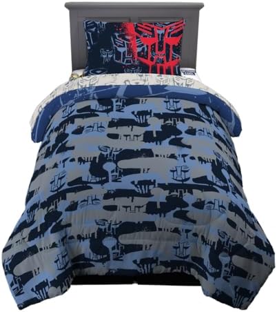 Transformers Optimus Prime Super Soft Comforter and Sheet Set with Sham, 4 Piece Twin Size, (Official Licensed Product) By Franco Collectibles - Image 2