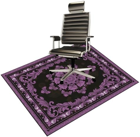 Office Chair Mat for Hardwood Floor Desk Floor Mat (Purple, 48“x60”) | Desk Rug Gaming Chair Mat Computer Floor Mat Desk Chair Mat Chair Mat For Hardwood Floor Gaming Carpet by BYINGWD