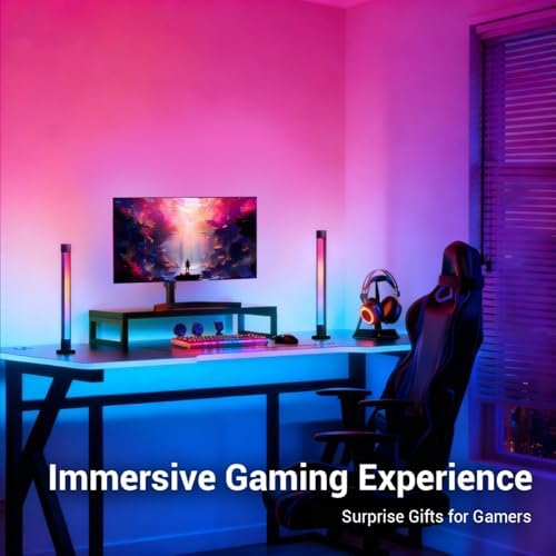 Smart Gaming Light Bar Ambient Lighting, LED Backlights with Scene and Music Sync for Game Monitor, PC, TV, Room Decoration Valentine's Day Gift - Image 3