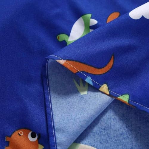 SDIII 4 Pieces Cute Dinosaur Sheets Set Twin, Soft Microfiber Dinosaur Sheets Twin Size, Dino Bed Sheet for Boys Girls Kids and Teens All Season - Image 5