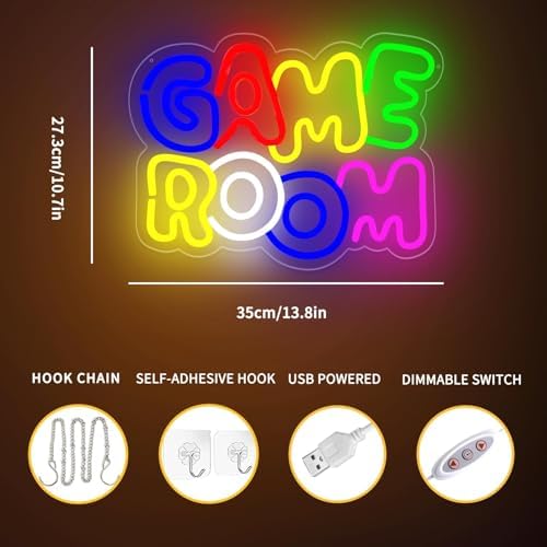 Game Room Neon Signs,Gaming Letter Sign for Gamer Room Decor - Image 3