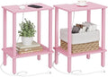 TUTOTAK End Table with Charging Station, Side Table Set of 2, Nightstand by ChoosetutotakFurnitureBuildYourCozyHome