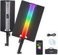 NEEWER RGB2 LED Tube Light Stick with Metal Barndoor, Handle, Touch Bar/APP/2.4G Control, Rechargeable Magnetic Handheld RGB Video Light, 2500K-10000K CRI98+ Dimmable Photography Lighting, 18 Scenes by Neewer