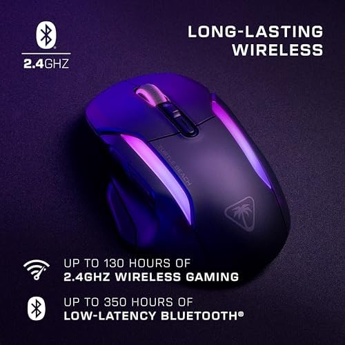 Turtle Beach Kone II Air Wireless Ergonomic RGB PC Gaming Mouse - Image 6