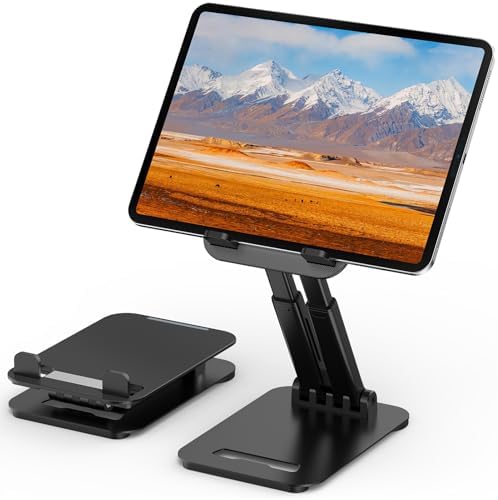 Tonmom Tablet Stand for iPad Holder, Adjustable Tablet Holder for Desk by Tonmom