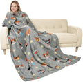 Catalonia Wearable Blanket with Sleeves for Women & Men, Fleece Wrap Throw by Catalonia