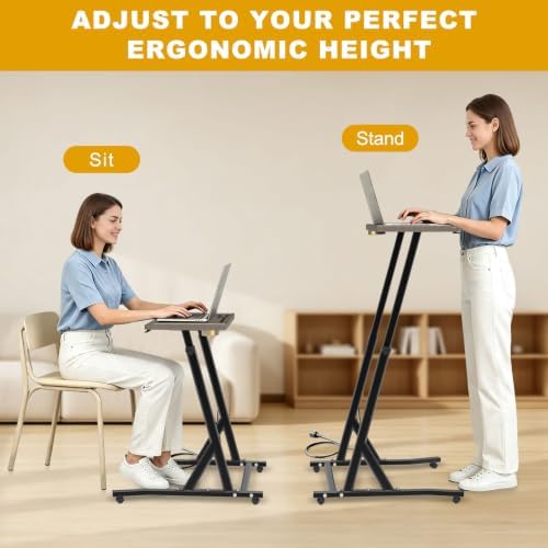 KingDolly Movable Treadmill Desk, Walking Pad Desk with 1 Cup Holder - Image 6