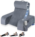 Kayfia Reading Pillow, 30-90° Stepless Adjust Angle & Height, Large, Grey by Kayfia