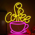 Coffee Bar Neon Sign, Dimmable LED Coffee Wall Light for Coffee Station by Mvorixa