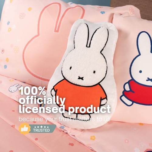 Miffy Bedding Plush Pillow – Soft Plush Throw Pillow for Bedroom Office Decor & Gifts, 14 inch Tall, (100% Officially Licensed Product) by Franco Collectibles - Image 6